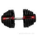 China Hot selling dumbbells that can quickly adjust 12-level weight gaining fitness essential home exercise dumbbells Factory